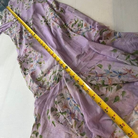 ALA von Auersperg Floral Dress Sheer Dress with  Under Dress Size XS - Picture 4 of 10